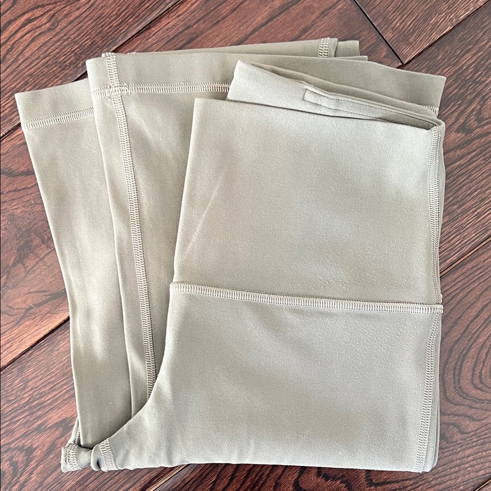Lululemon Green Mini Flare Leggings